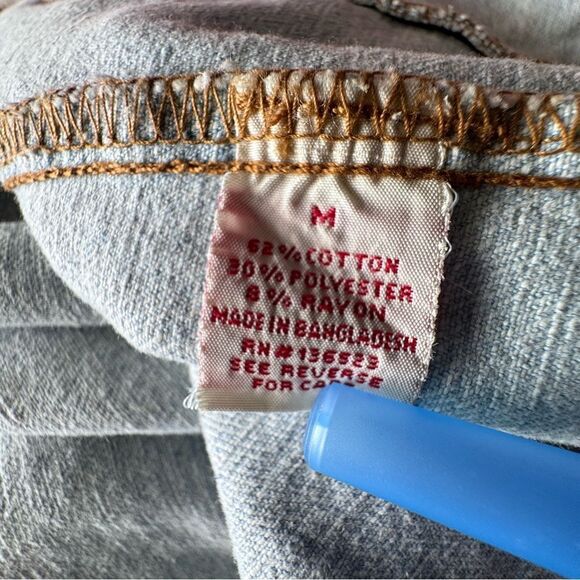 Brooklyn Cloth Denim Jacket Trucker Western Blue Pockets SZ M - Picture 11 of 12